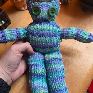 Colorful Knit Plush Toy